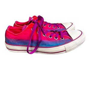 Converse All Star Ombre Sneakers size 7 Women Pink Purple Blue Low Top